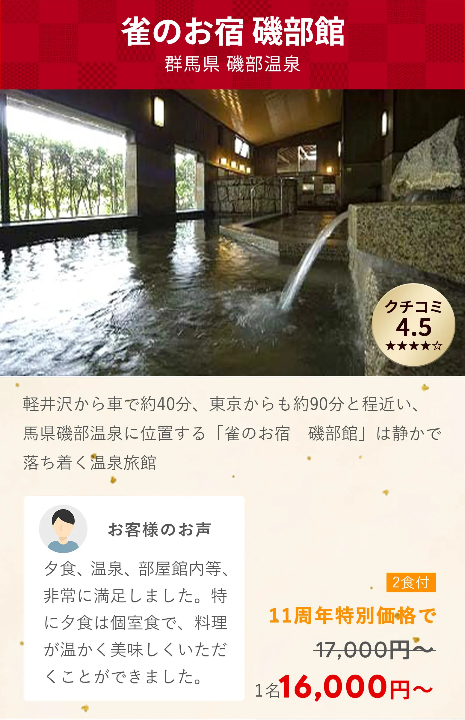 画像：雀のお宿 磯部館