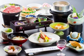 岩手のブランド牛「前沢牛」の会席料理を堪能