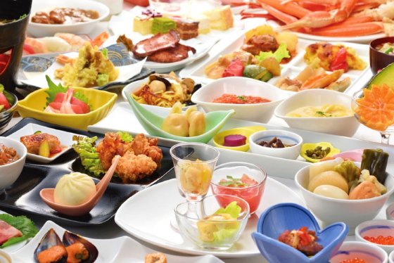 秋保グランドホテル_夕食例